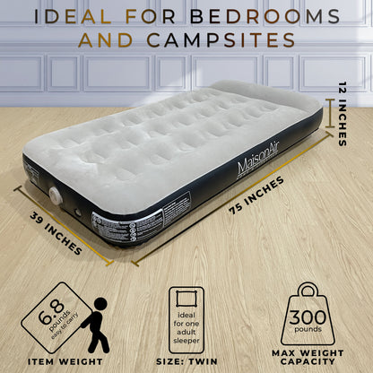 MaisonAir 12in Twin Airbed