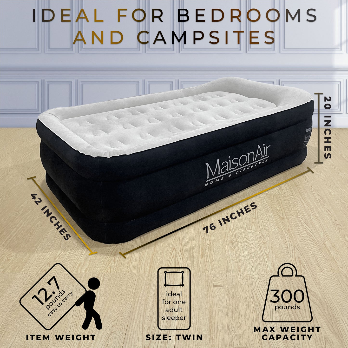 MaisonAir 20in Twin Airbed