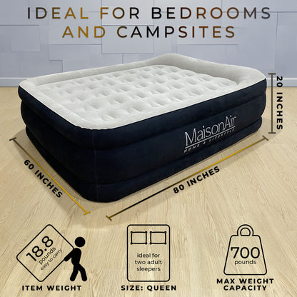 MaisonAir 20in Queen Airbed
