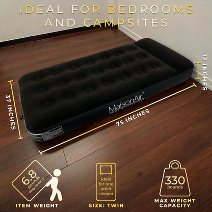 MaisonAir 12in Twin Deluxe Airbed