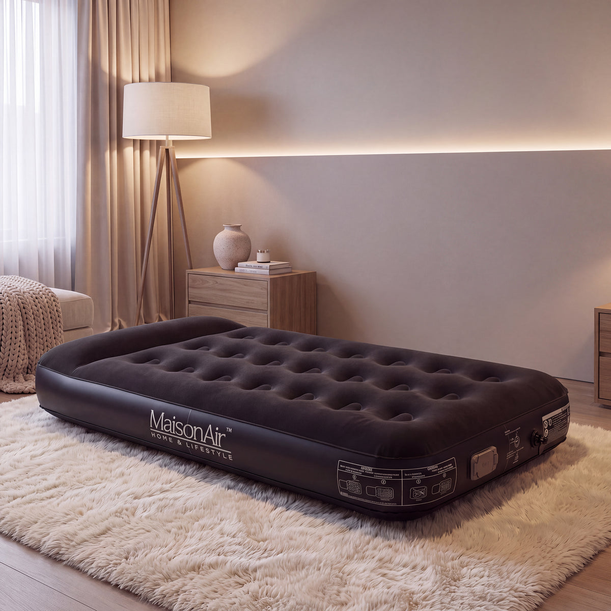 MaisonAir 12in Twin Deluxe Airbed