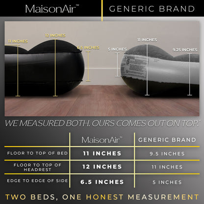 MaisonAir 12in California King Deluxe Airbed