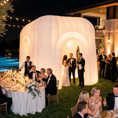 MaisonAir AirDome Bean 13.1 x 10.2 x 11.3 ft LED Inflatable Gazebo